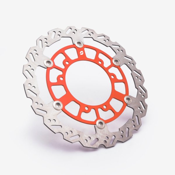 Full-E Charged Front Orange Oversize Brake Disc 270mm for Ultra bee